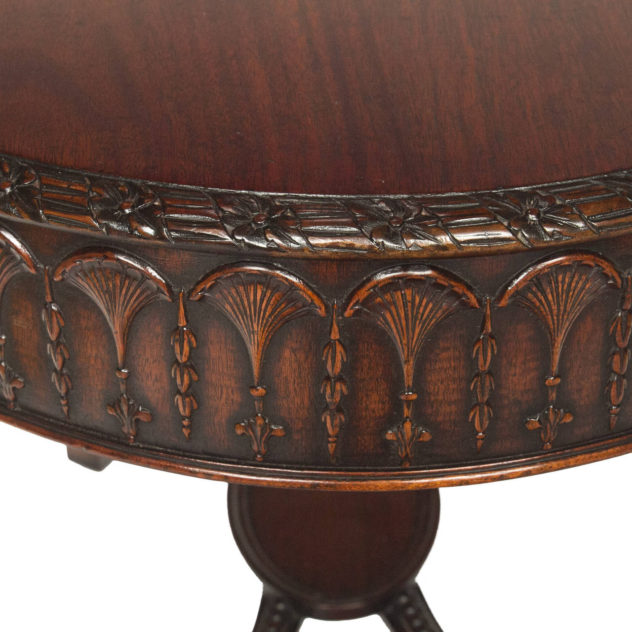 19th Century Oval Sheraton Style Centre Table 2