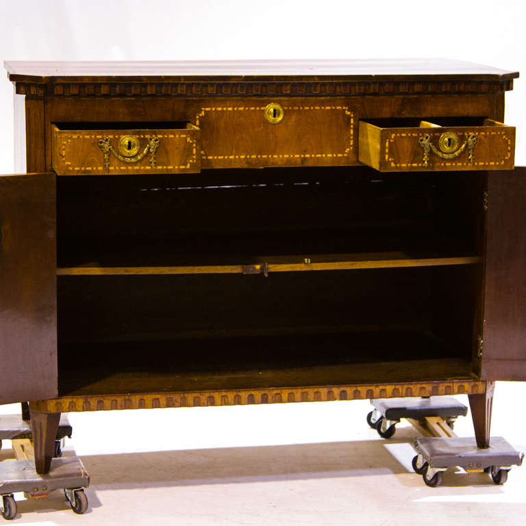 Early 19th Century Louis XVI Serving Commode or Lift Top