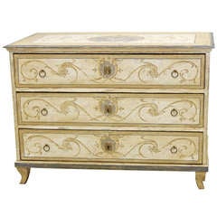 Painted European Commode