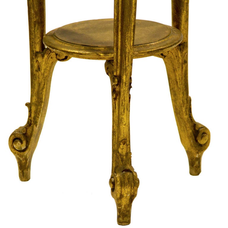 Louis XV 19th Century Giltwood Plant Stand