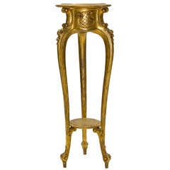 19th Century Giltwood Plant Stand
