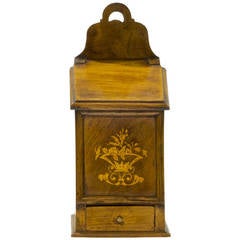 Antique 19th Century Salt Box Inlayed from Provence