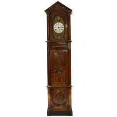 Monumental French Empire Tall Case Horlogue