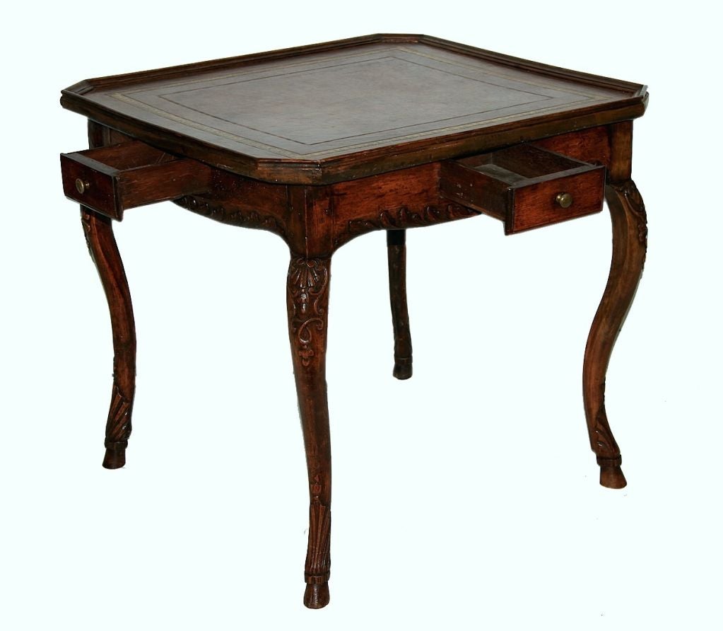18th Century Breton Cherry Wood Game Table