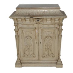 Napoleon III painted Cabinet / Dated
