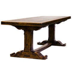 Vintage Country French Trestle Table