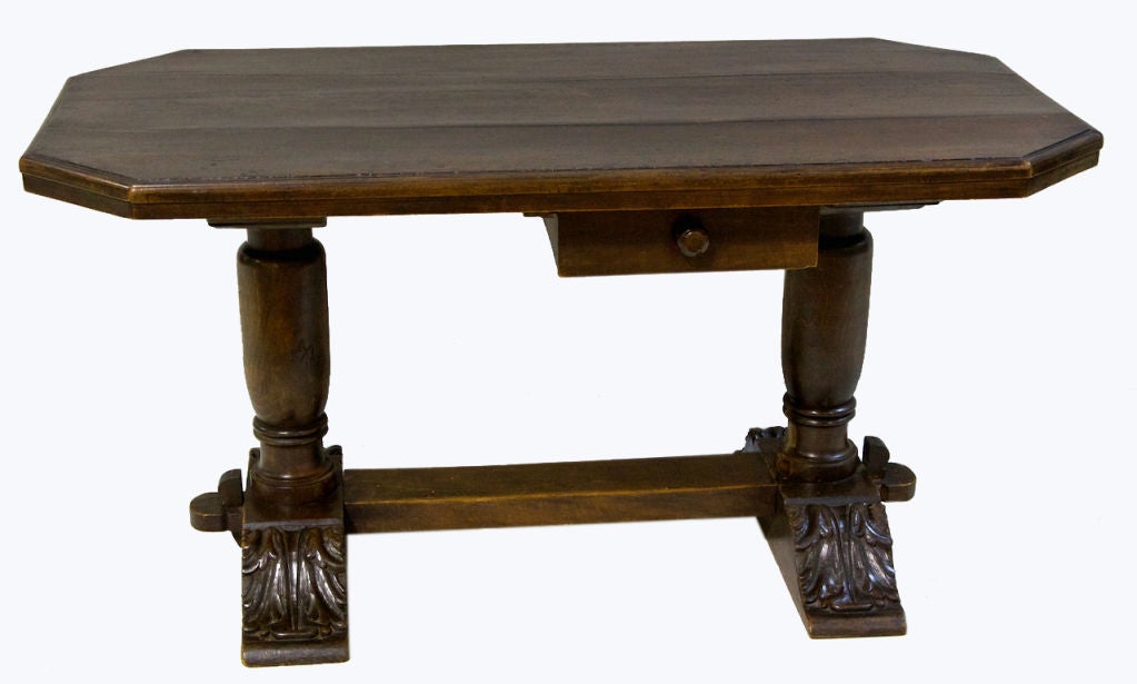 Italian Renaissance Walnut Writing Table
