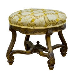 A Delightful Louis XV Style Round Stool