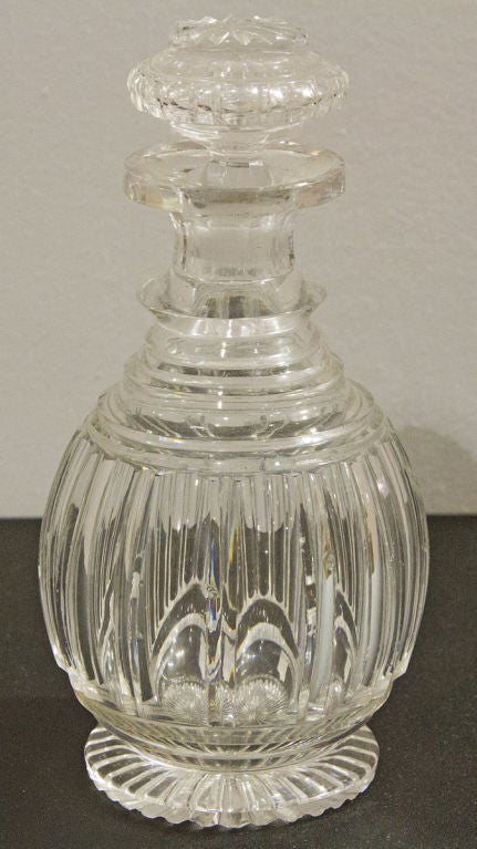 19th Century Set of Decanters in a Silver Plated Stand