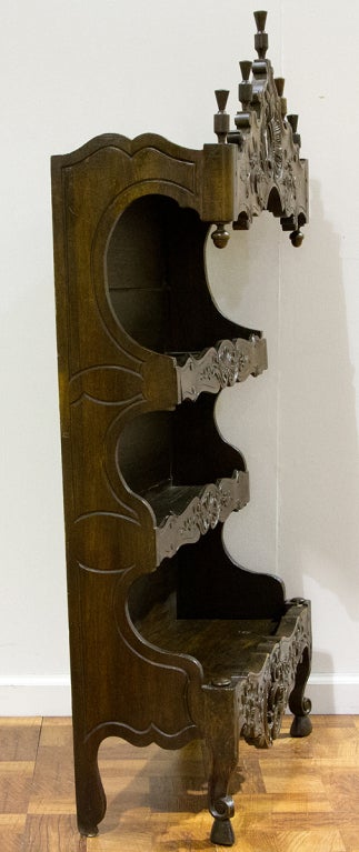 A Provincial Suspended Vaisselier in the Louis XV Style
