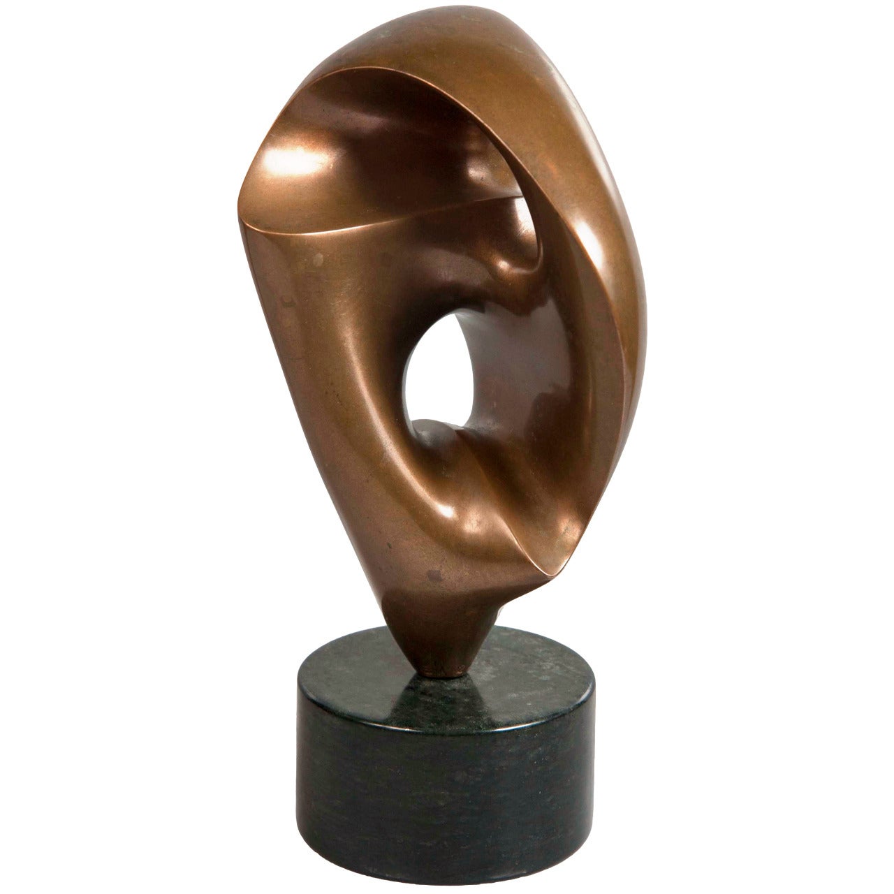 Bronze Abstract Sculpture by Antoine Poncet
