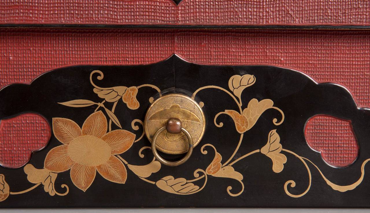 Edo Japanese Tebako Lacquer Box