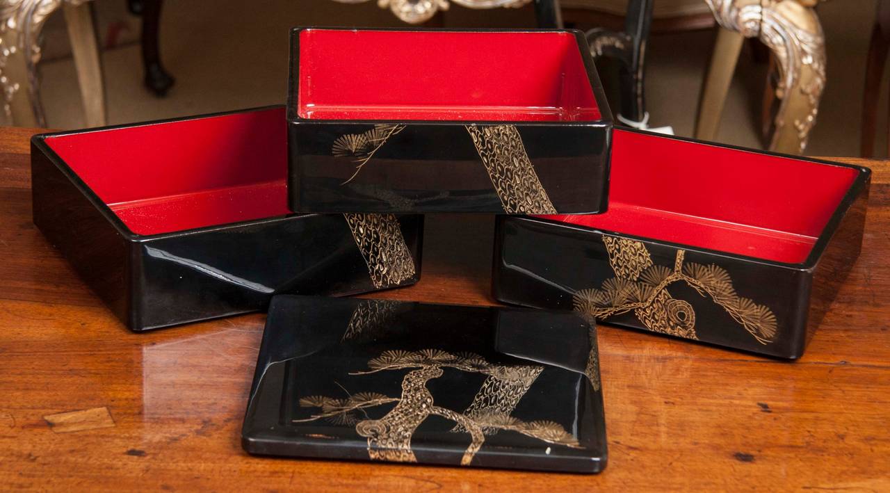 Early 20th Century Japanese Bento Box