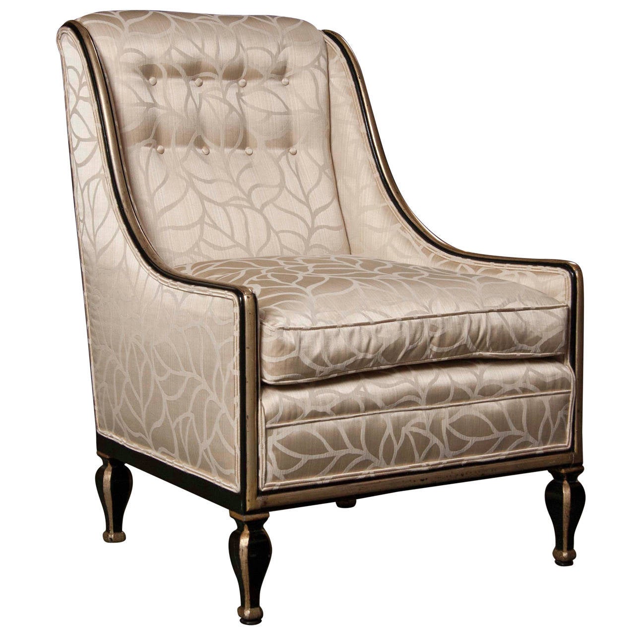Beautifully Upholstered Art Deco Armchair at 1stDibs