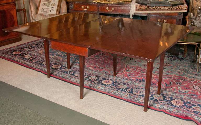 Wood English Georgian Dining Table