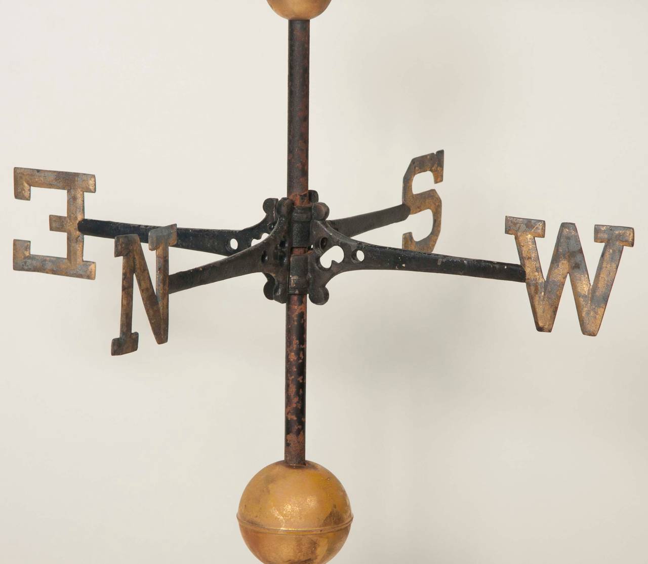 American Massachusetts Full-Bodied Setter Weather Vane with All Original Elements
