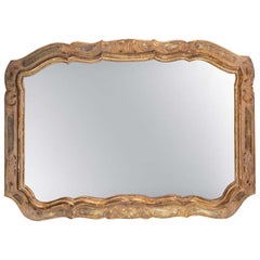 Antique Over Mantel Mirror