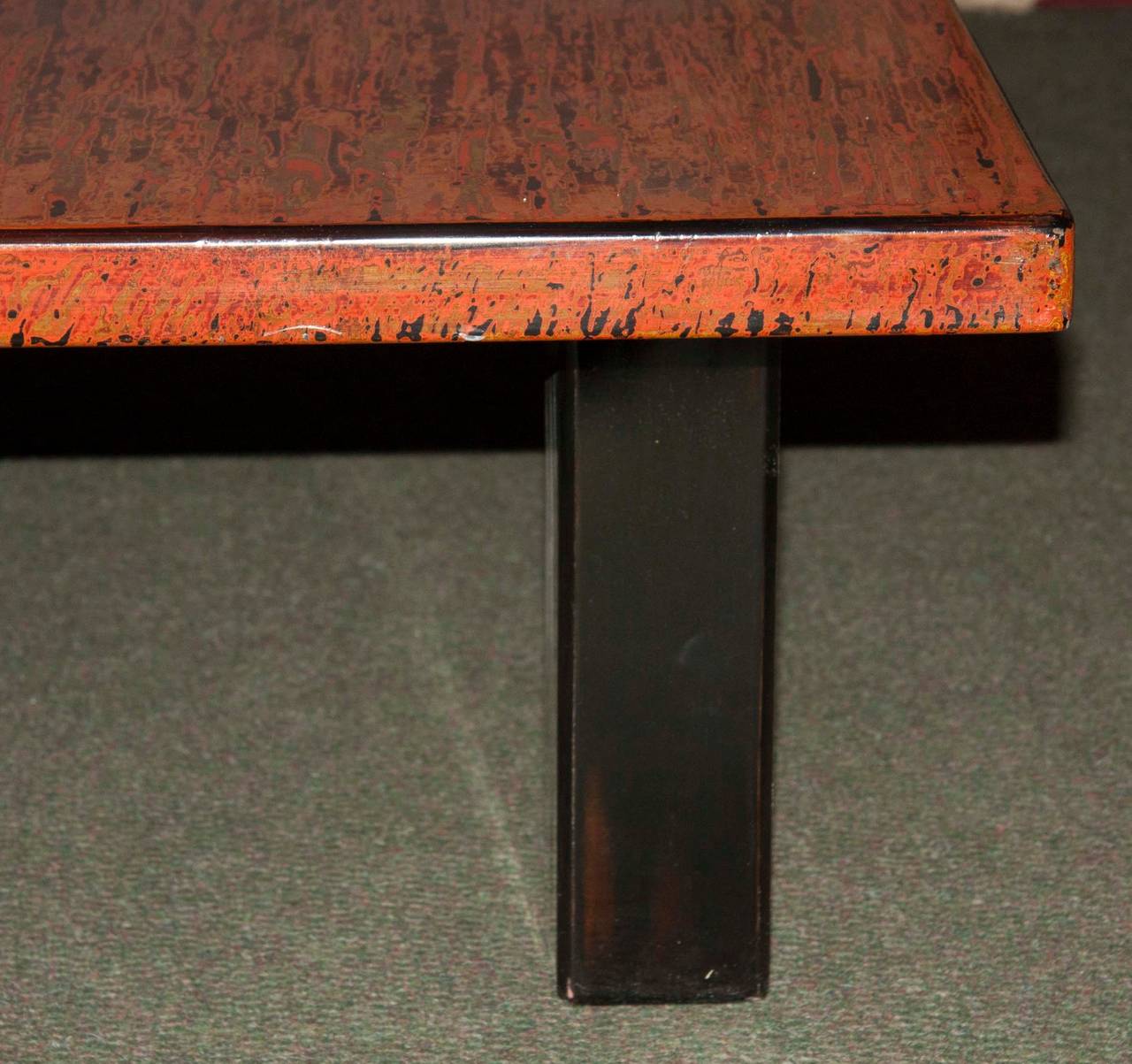 20th Century Japanese Lacquered Low Table