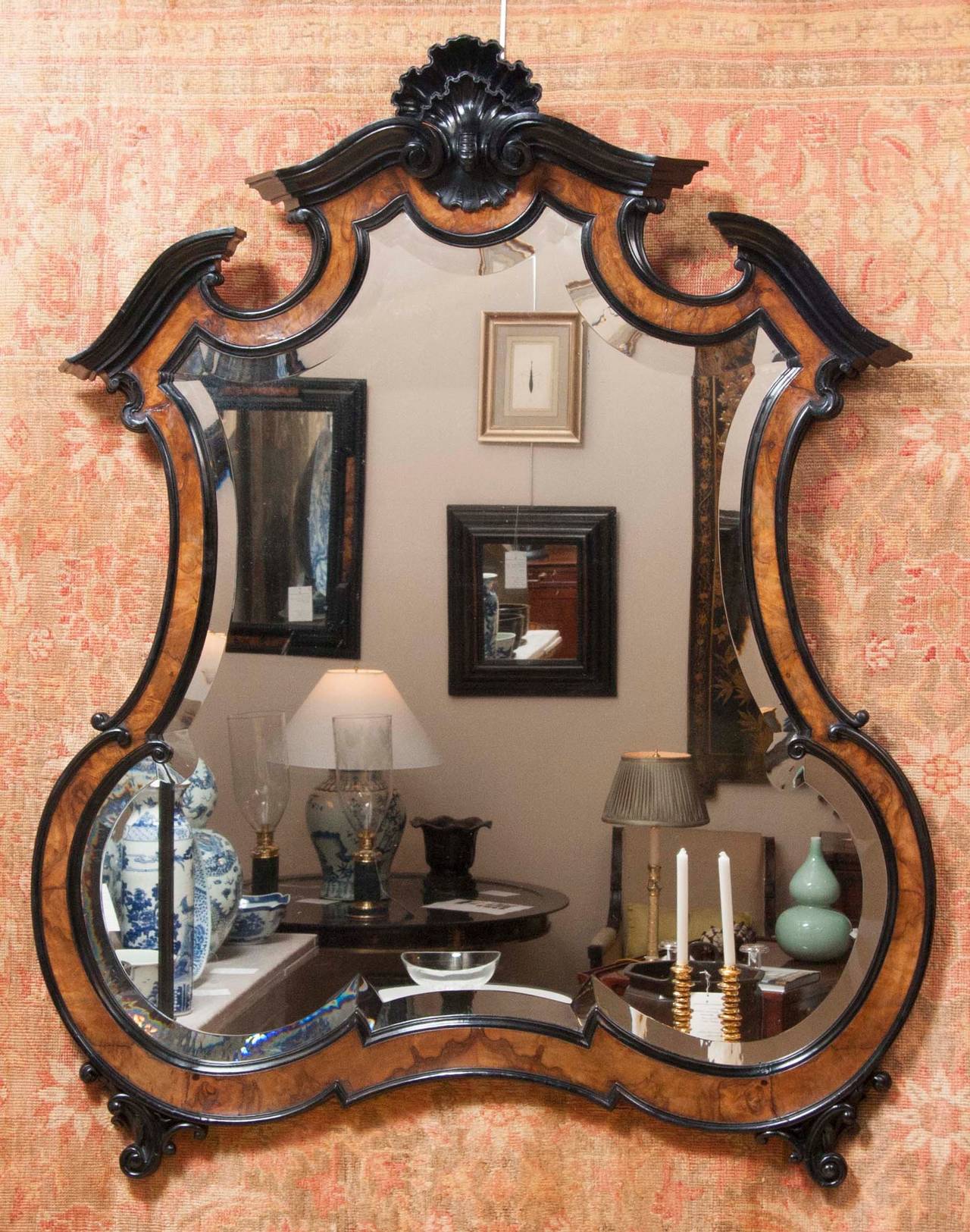 Grand Baroque Style Dutch Mirror 2