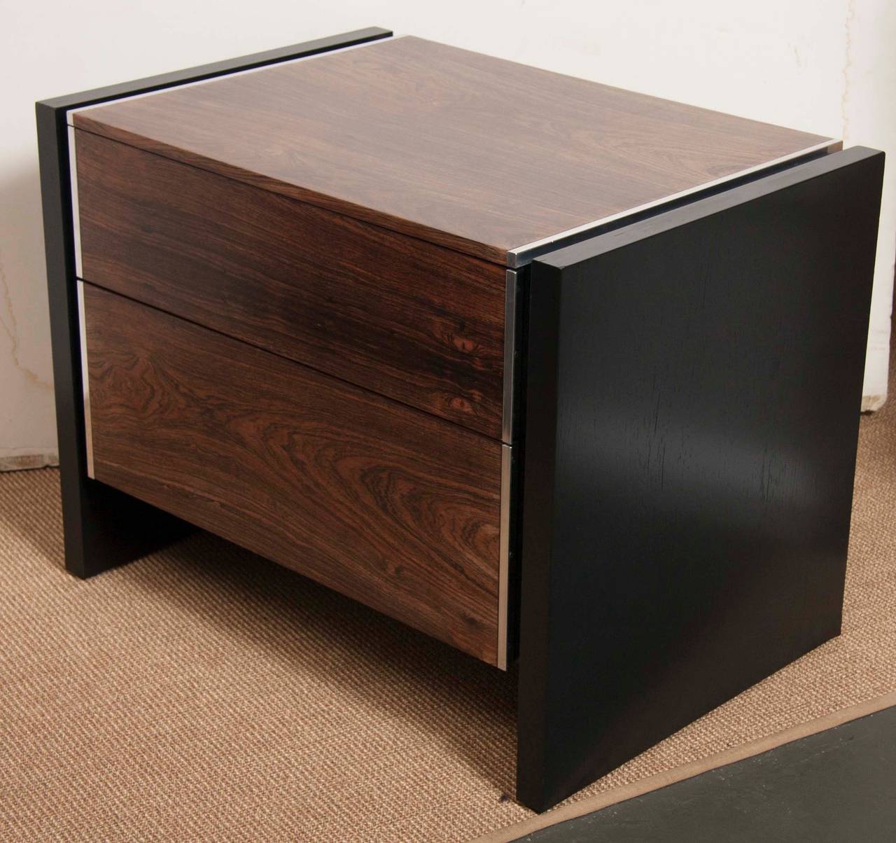 Mid-Century Modern Pair of Mid-Century Nightstands by John Stuart