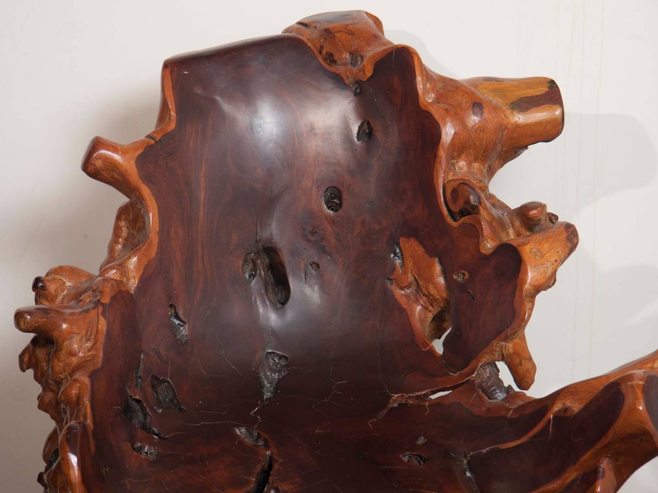 Asian Burled Wood or Root Chair 3