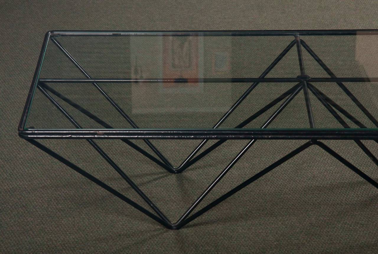 Metalwork Alanda Coffee Table in the Style of Paolo Piva