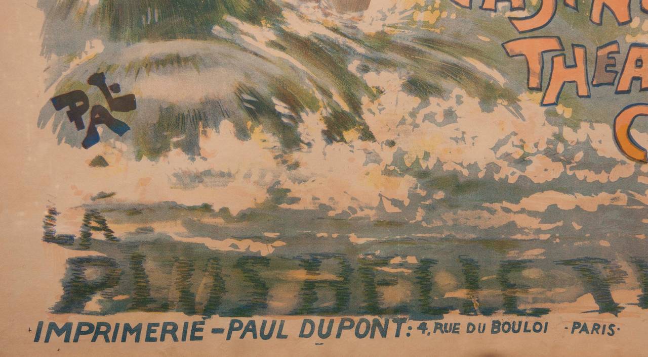 Cabourg, affiche de l'artiste roumain Pal, Jean de Paleologue Excellent état à Stamford, CT