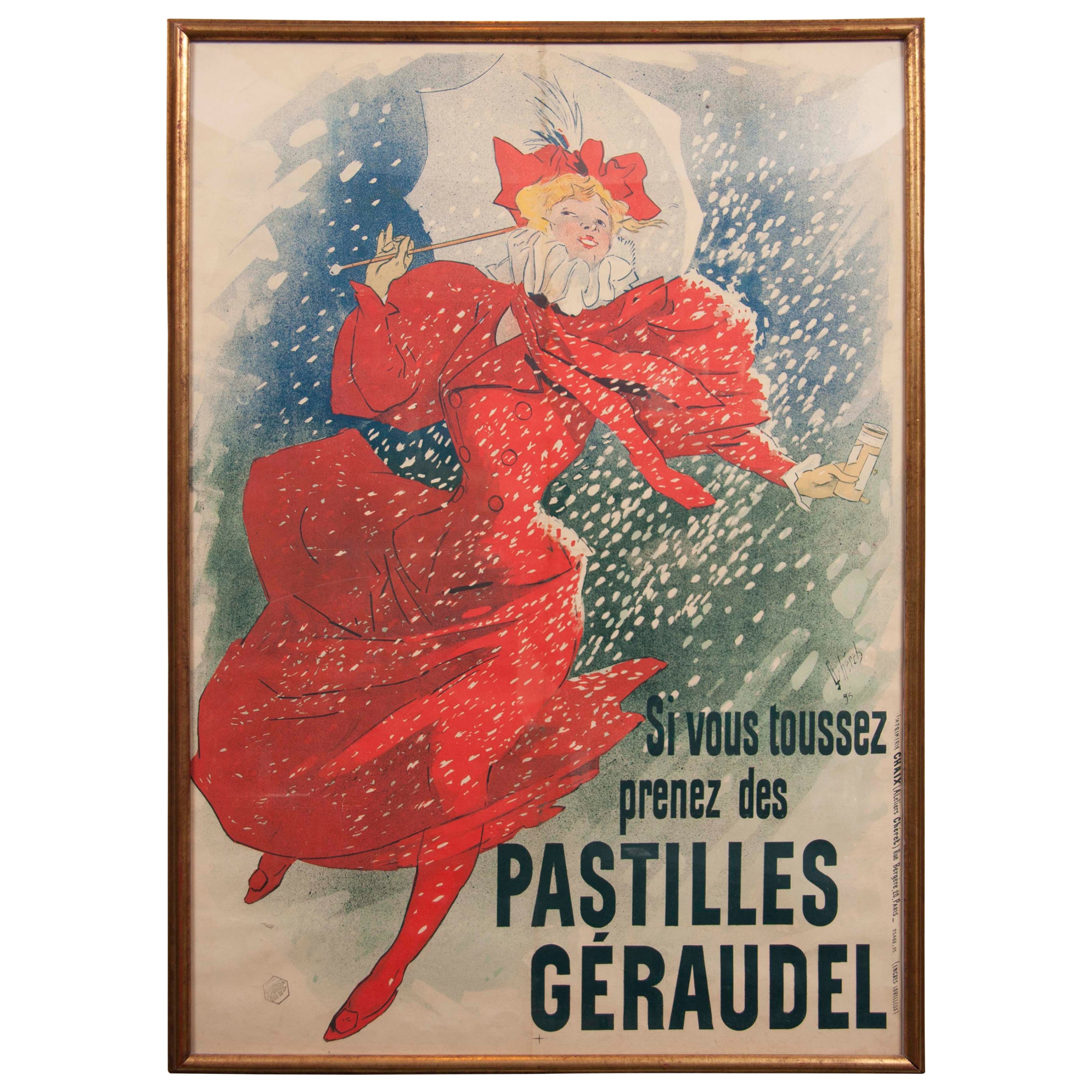 "Pastilles Geraudel, " Poster by French Artist Jules Chéret