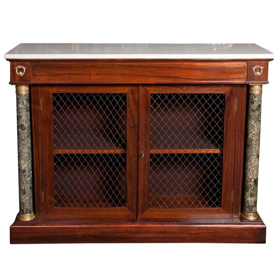 Rosewood Regency Credenza For Sale