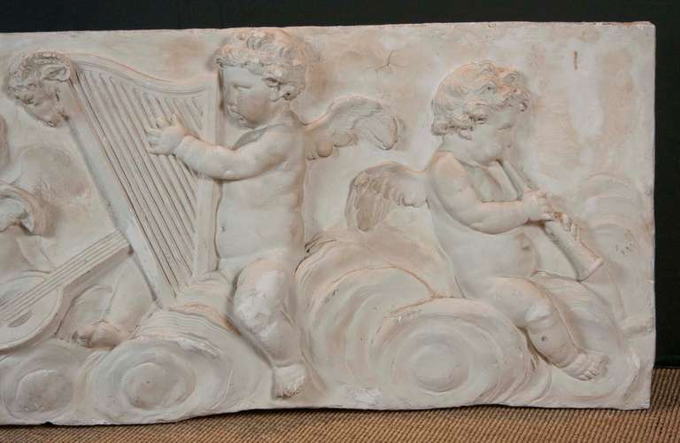 19th Century Plaster Frieze In Good Condition In Stamford, CT