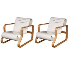 Pair of Paimio Lounge Chairs by Alvar Aalto