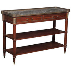 19th Century Louis XVI Style Console or Server