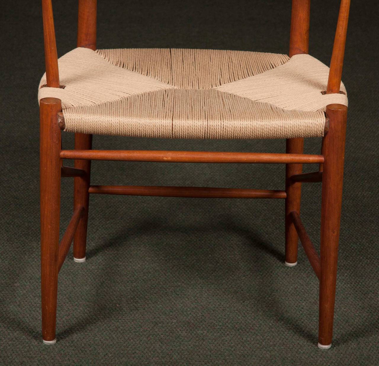 20th Century Eight Peter Hvidt and Orla Mølgaard-Nielsen Mid-Century Modern Chairs