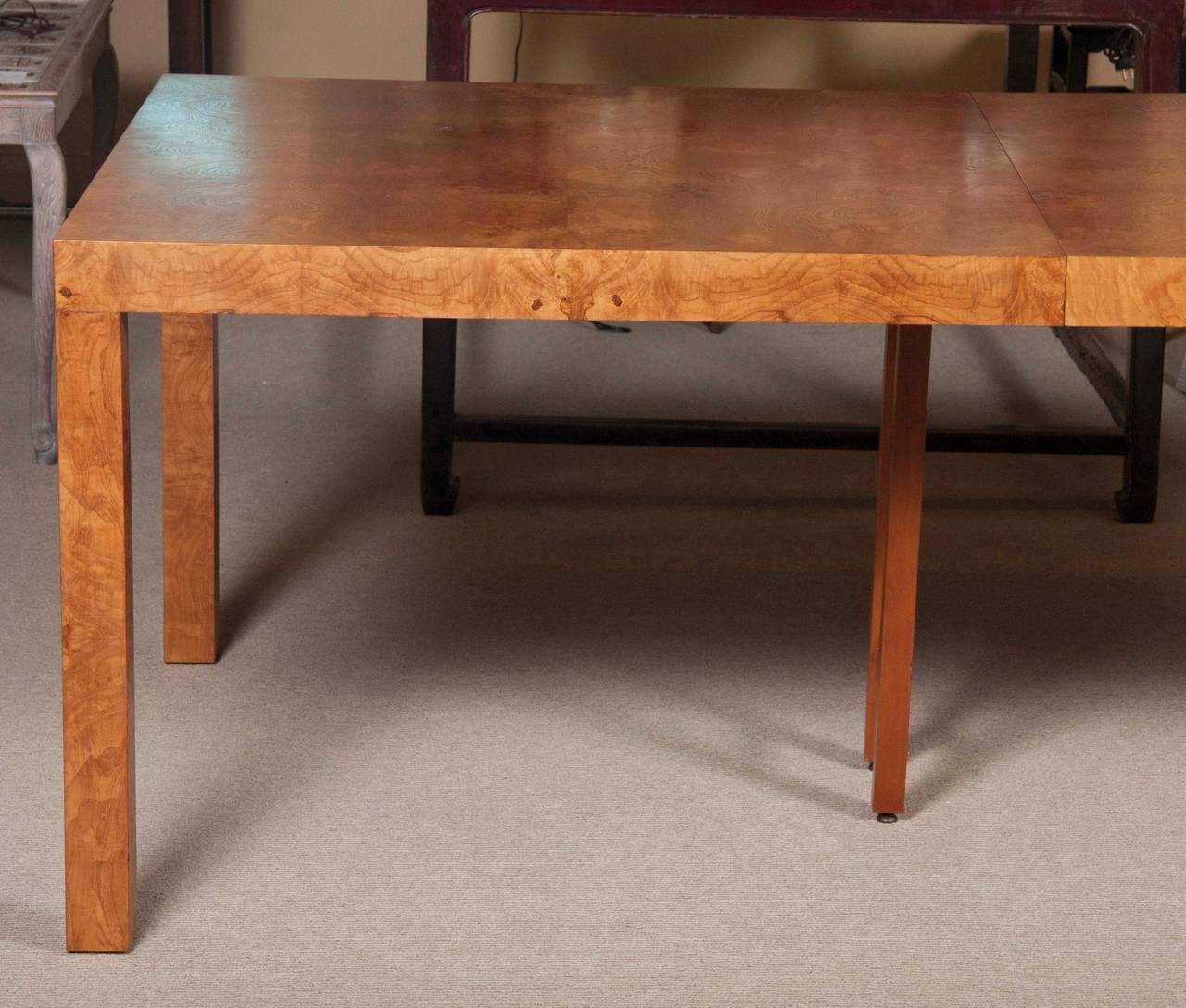 American A Parsons Dining Table designed by Milo Baughman for Directional
