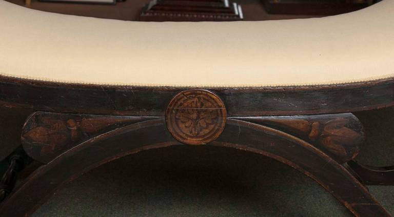 Large Scroll Arm Bench 1