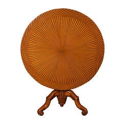 Parquetry Tilt-Top Tea Table 2