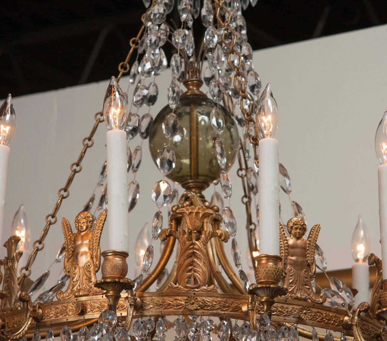 neoclassical chandelier lighting