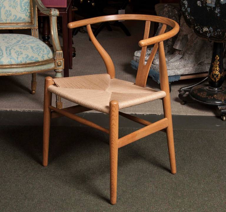 Danish Six Wishbone Dining Chairs Designed by Hans Wegner And Produced by Carl Hansen