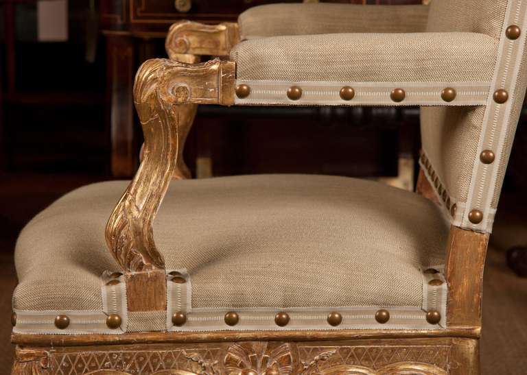 Pair of Regency Armchairs 3