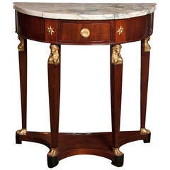 Baltic or Scandinavian Mahogany Console Baltic or Scandinavian Mahogany Console