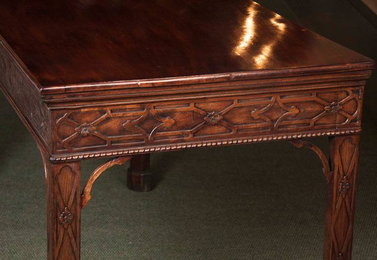 Chinese Chippendale Console Table For Sale 1