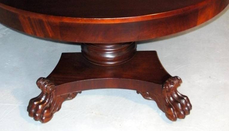 American Empire Period Dining Table 1