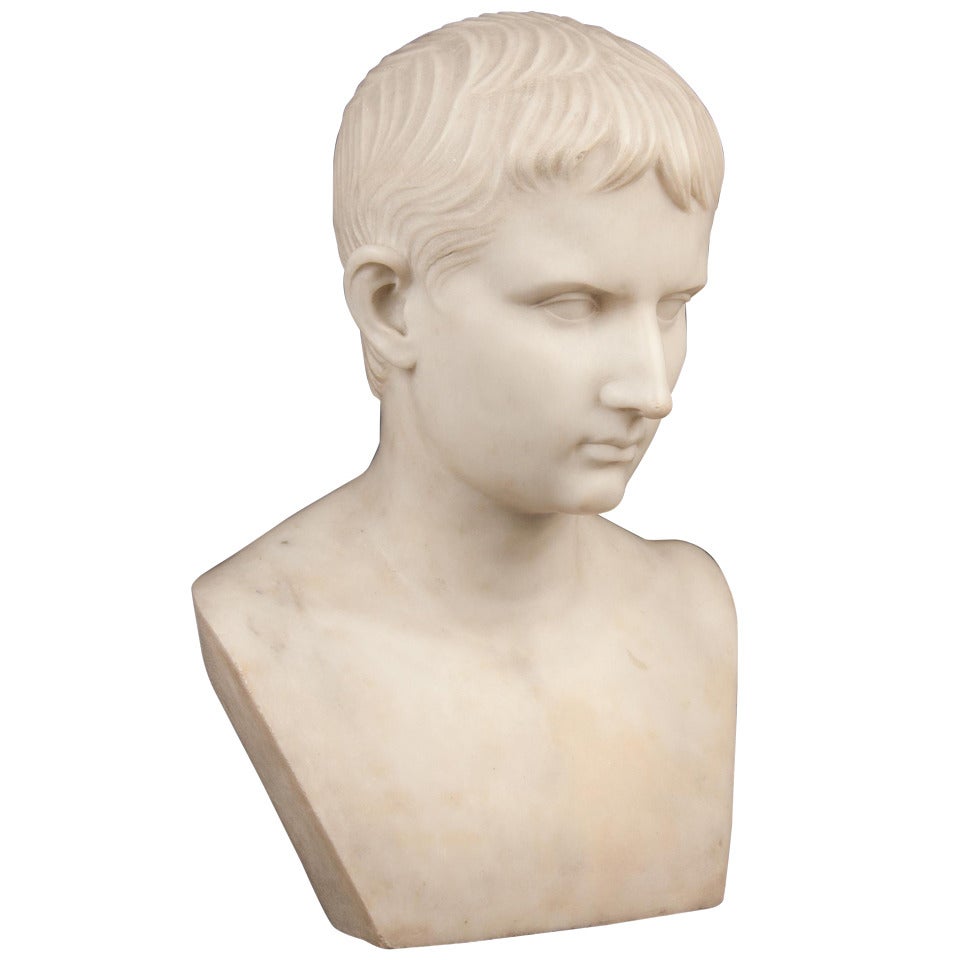 19th Century bust of Augustus Ceasar