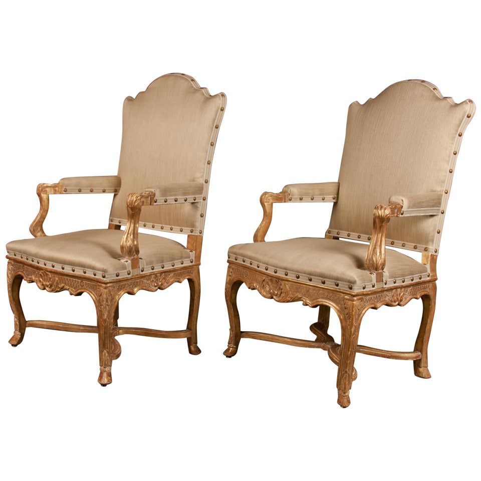 Pair of Regency Armchairs