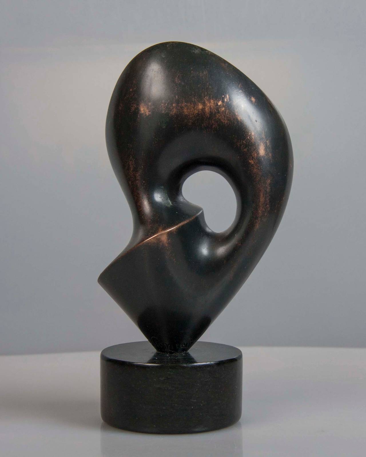 Scultura in bronzo patinato di Antoine Poncet