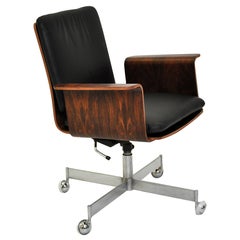 Rosewood desk chair - France 1950's