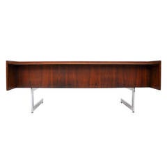 Mid-Century Walnut Cantilever Desk