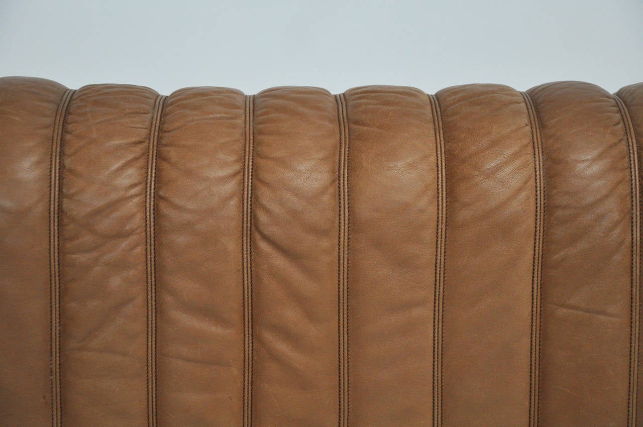 De Sede DS-22 Brown Leather Sofa 1