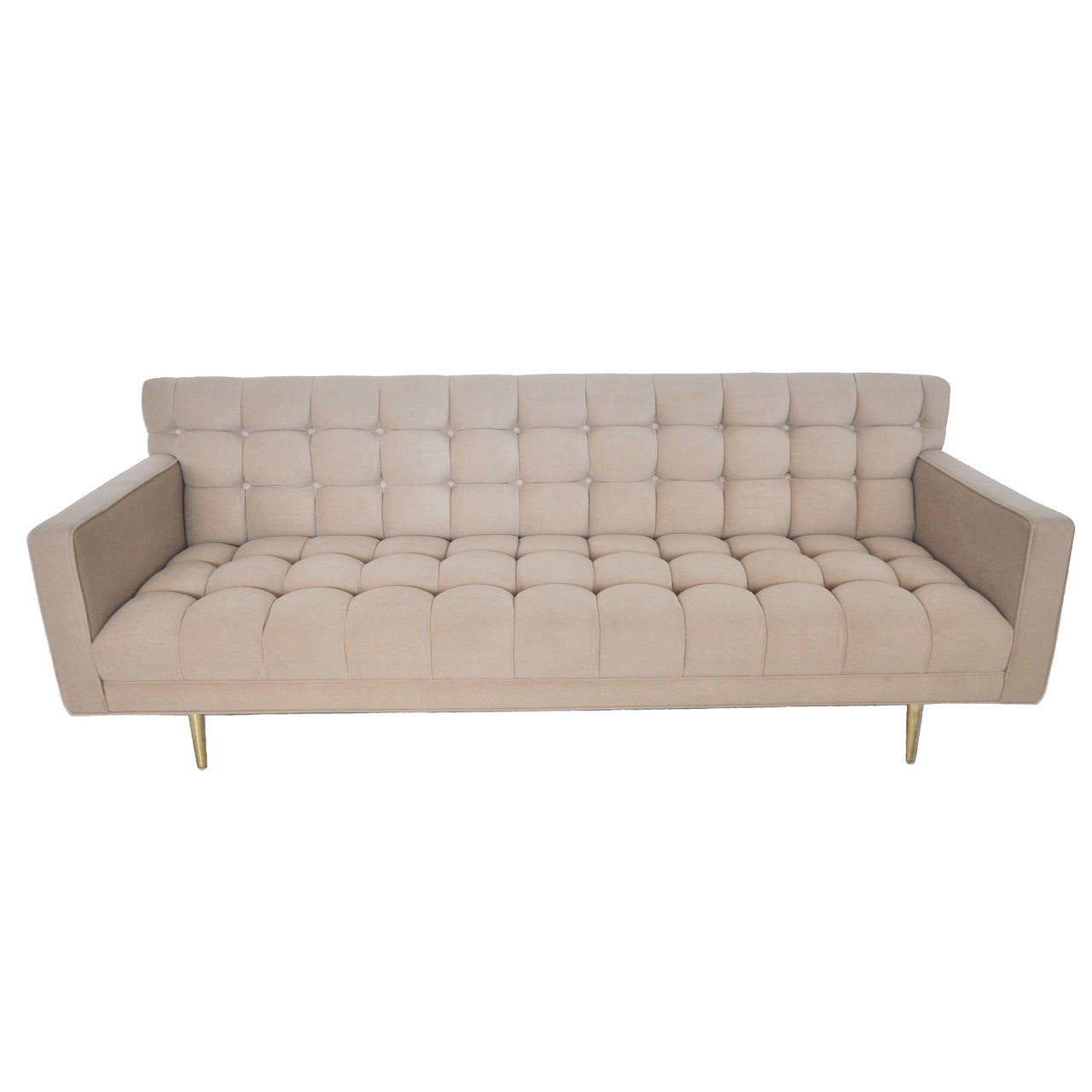 Dunbar Model 5136 Sofa with Brass Legs by Edward Wormley