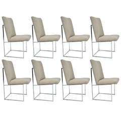 Milo Baughman - Chrome Dining Chairs Milo Baughman - Chrome Dining Chairs
